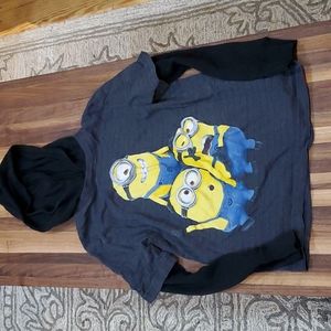 Despicable me minions long sleeve hoodie t-shirt S (6/7)